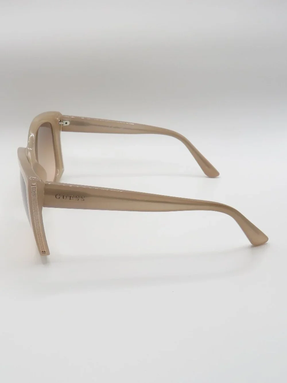 Guess New GF6169/S 57F Shiny Beige/Brown Gradient Sunglasses.
